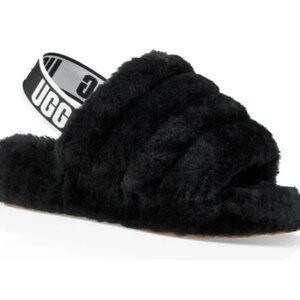 BARELY WORN Ugg Furry Sandals. US 6